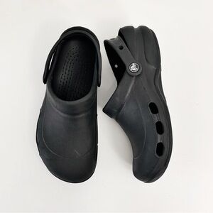 CROCS Black Bistro Unisex Work Clog ~ 7M/9W